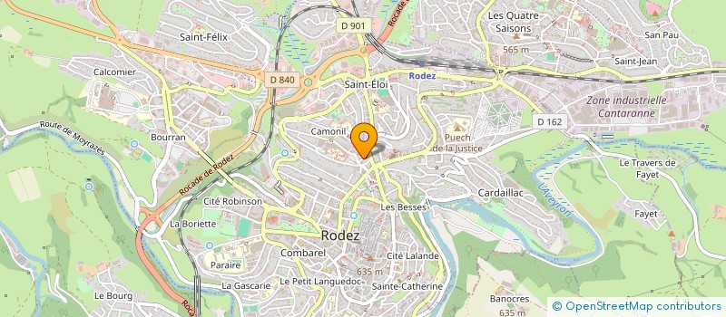 localisation de l'entreprise MONSIEUR FRANCK HOFFMANN à RODEZ