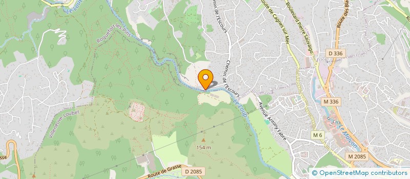 localisation de l'entreprise MONSIEUR FRANCK HOFFMANN  LA COLLE-SUR-LOUP