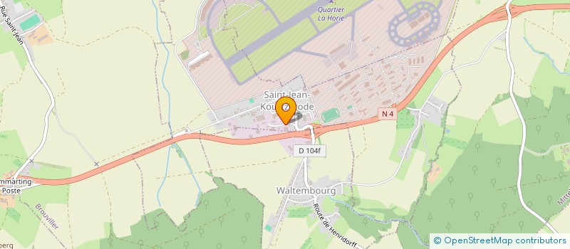 localisation de l'entreprise MONSIEUR FRANCK HORVAT  SAINT-JEAN-KOURTZERODE