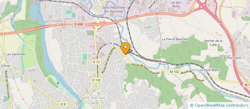 localisation de l'entreprise MONSIEUR FRANCK HORVATH  SAINT-JUST-SAINT-RAMBERT