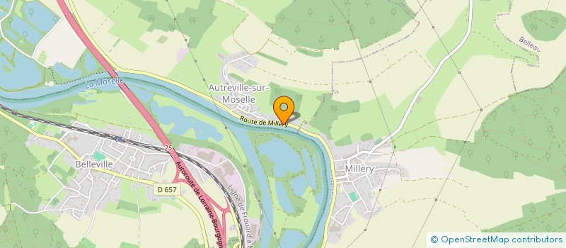 localisation de l'entreprise MONSIEUR FRANCK HOUILLON  AUTREVILLE-SUR-MOSELLE