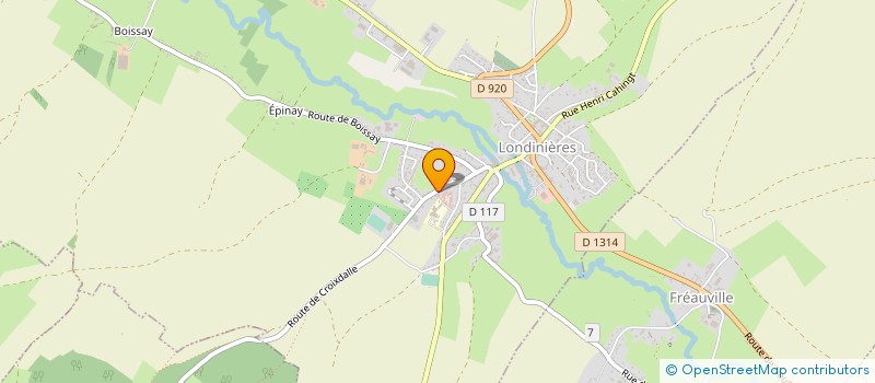 localisation de l'entreprise MONSIEUR FRANCK HOULE  LONDINIERES