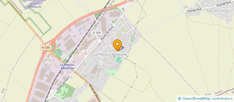 localisation de l'entreprise MONSIEUR FRANCK HOUNGUE  LE PLESSIS-BELLEVILLE