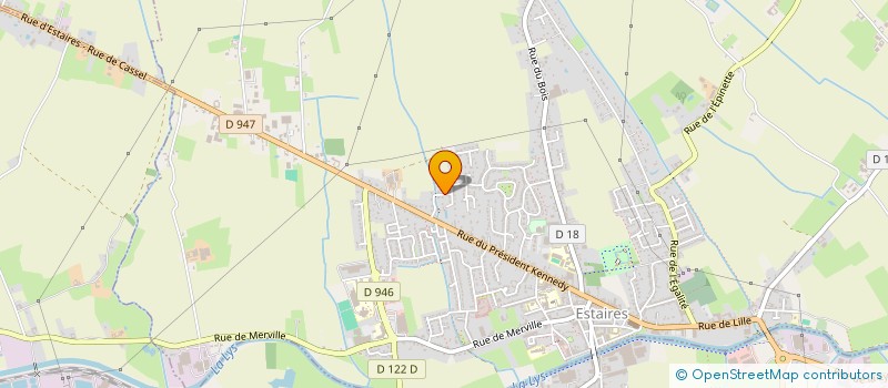 localisation de l'entreprise MONSIEUR FRANCK HOVINE  ESTAIRES