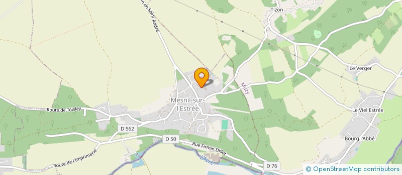 localisation de l'entreprise MONSIEUR FRANCK HUBERT  MESNIL-SUR-L'ESTREE