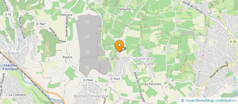localisation de l'entreprise MONSIEUR FRANCK HUBERT à SAINT-JEAN-DES-VIGNES