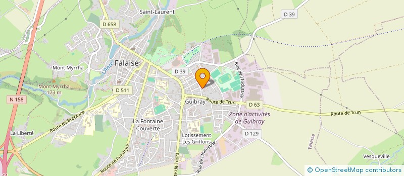 localisation de l'entreprise MONSIEUR FRANCK HUBNER à VILLY-LEZ-FALAISE