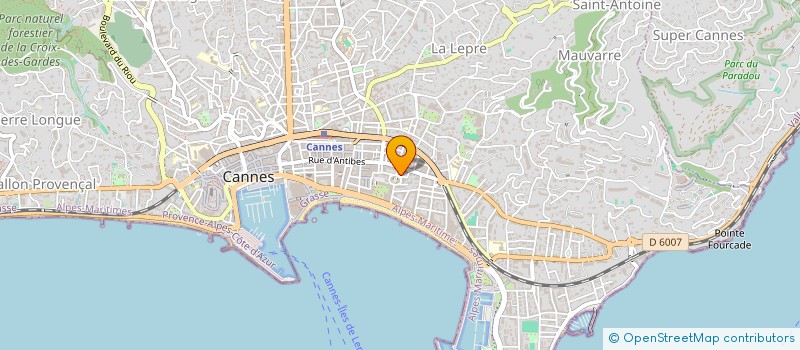 localisation de l'entreprise MONSIEUR FRANCK HUFNAGEL  CANNES