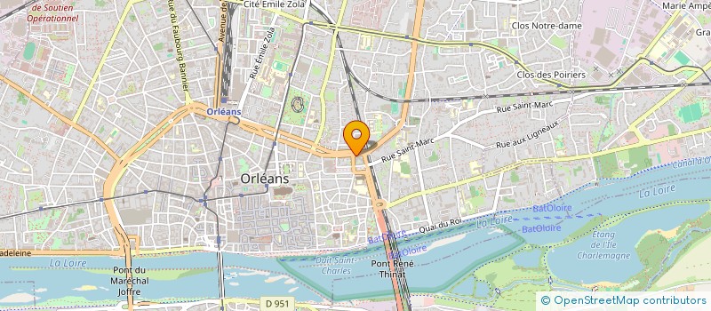 localisation de l'entreprise MONSIEUR FRANCK HUGER  ORLEANS