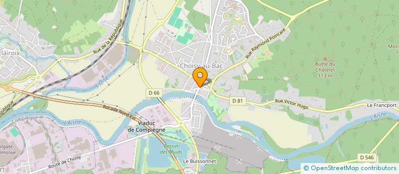 localisation de l'entreprise MONSIEUR FRANCK HULIN  CHOISY-AU-BAC