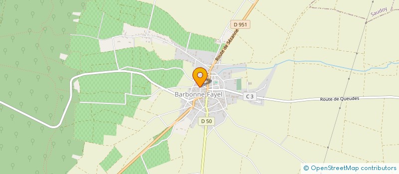 localisation de l'entreprise MONSIEUR FRANCK HUOT  BARBONNE-FAYEL