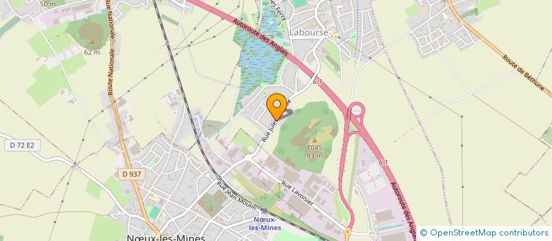 localisation de l'entreprise MONSIEUR FRANCK HUYGHE  LABOURSE