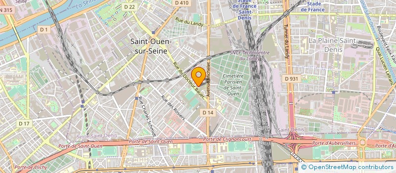 localisation de l'entreprise MONSIEUR FRANCK IANNIZZI à SAINT-OUEN-SUR-SEINE