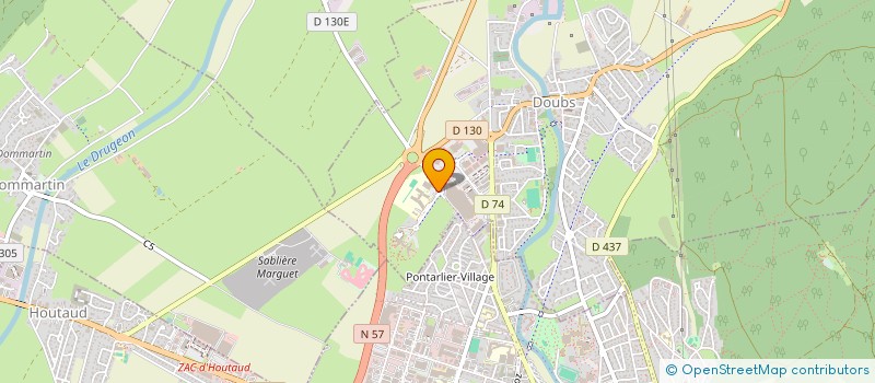 localisation de l'entreprise MONSIEUR FRANCK IHLEN  DOUBS