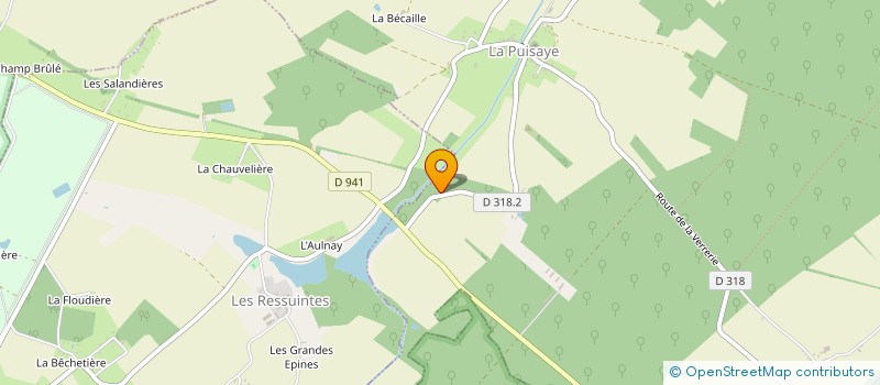 localisation de l'entreprise MONSIEUR FRANCK IOGNA à LA PUISAYE