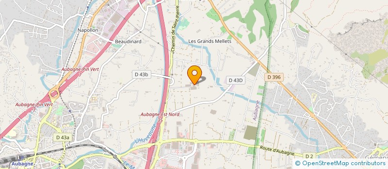 localisation de l'entreprise MONSIEUR FRANCK ISOUARD à AUBAGNE