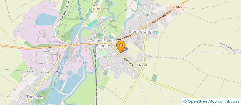 localisation de l'entreprise MONSIEUR FRANCK ISRAEL  ORIGNY-SAINTE-BENOITE