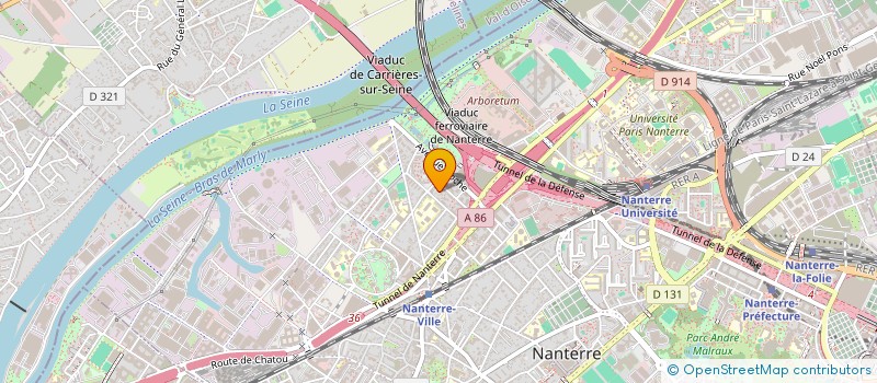 localisation de l'entreprise MONSIEUR FRANCK JACOVLEV  NANTERRE