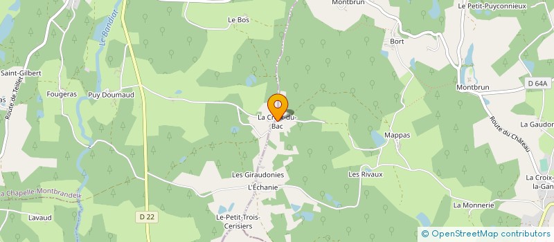 localisation de l'entreprise MONSIEUR FRANCK JACQUET  DOURNAZAC