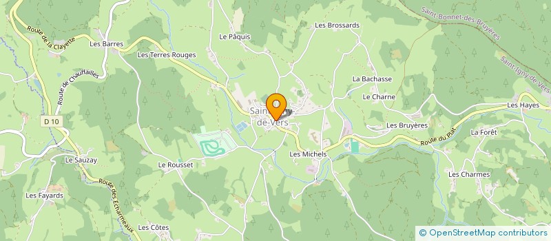 localisation de l'entreprise MONSIEUR FRANCK JAFFRE à SAINT BONNET DES BRUYERES