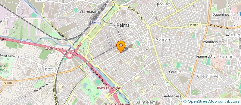 localisation de l'entreprise MONSIEUR FRANCK JAGOUDEL  REIMS