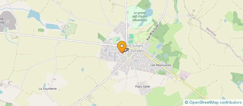 localisation de l'entreprise MONSIEUR FRANCK JAMET  SAINT-JULIEN-DES-LANDES