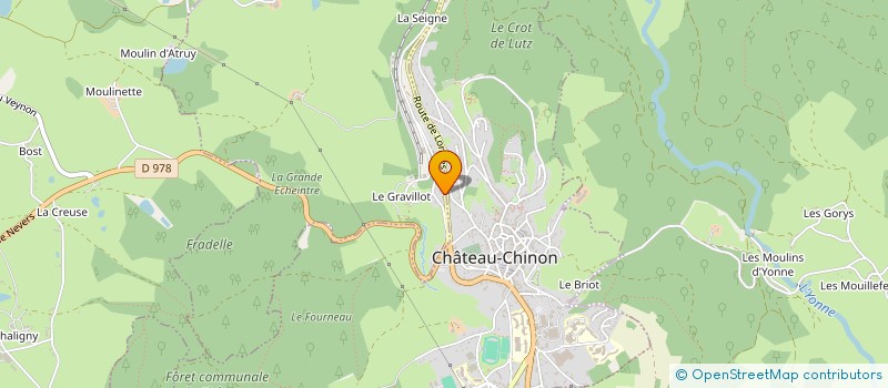 localisation de l'entreprise MONSIEUR FRANCK JAMMOT  CHATEAU-CHINON (CAMPAGNE)