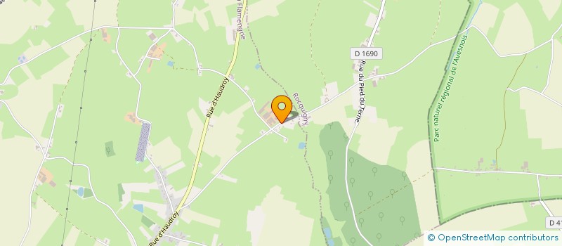 localisation de l'entreprise MONSIEUR FRANCK JANOT  LA FLAMENGRIE