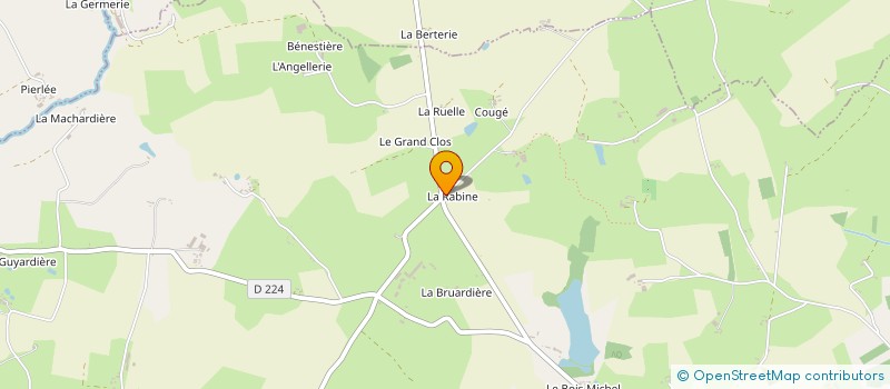 localisation de l'entreprise MONSIEUR FRANCK JAOUEN  SAINT-PIERRE-DES-LANDES