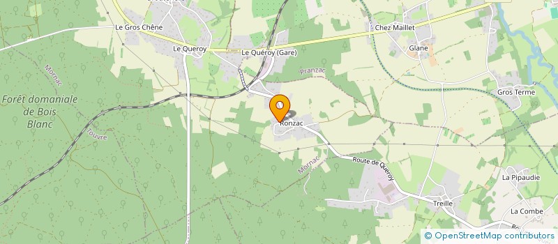localisation de l'entreprise MONSIEUR FRANCK JARRON à MORNAC