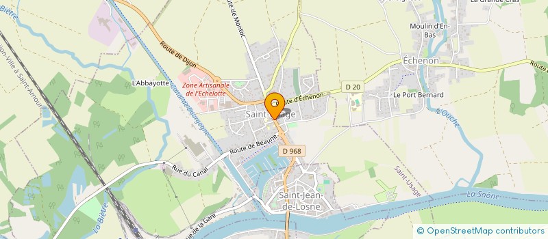 localisation de l'entreprise MONSIEUR FRANCK JAYE  SAINT-USAGE