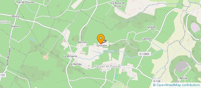 localisation de l'entreprise MONSIEUR FRANCK JEANJEAN  NAUJAN-ET-POSTIAC