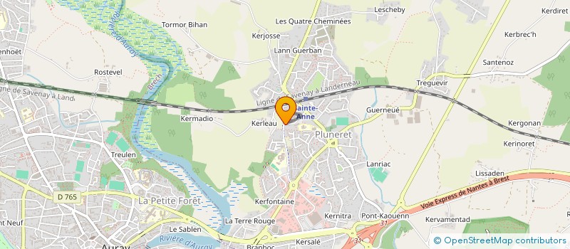 localisation de l'entreprise MONSIEUR FRANCK JEGO  PLUNERET