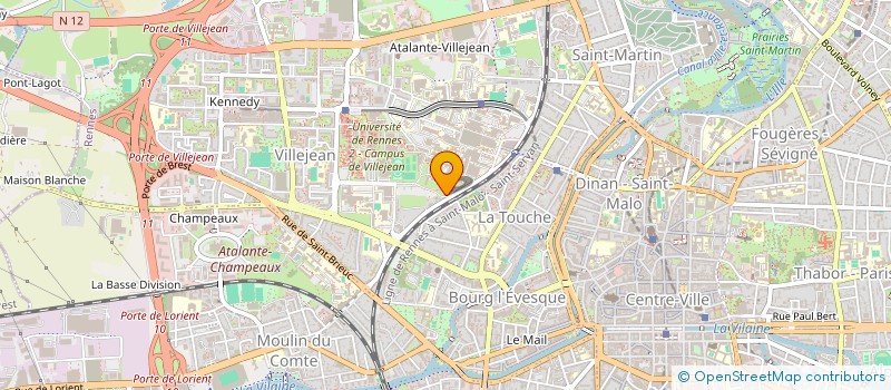 localisation de l'entreprise MONSIEUR FRANCK JEGOUX  RENNES