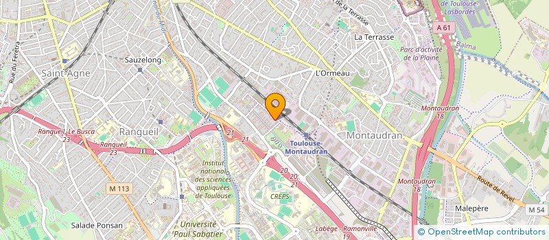 localisation de l'entreprise MONSIEUR FRANCK JEVEME PANTA à TOULOUSE