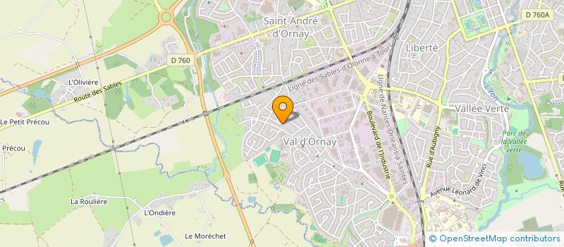 localisation de l'entreprise MONSIEUR FRANCK JOHANNY à LA ROCHE-SUR-YON