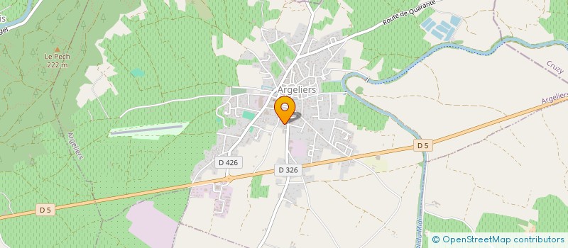 localisation de l'entreprise MONSIEUR FRANCK JOLIVET à ARGELIERS