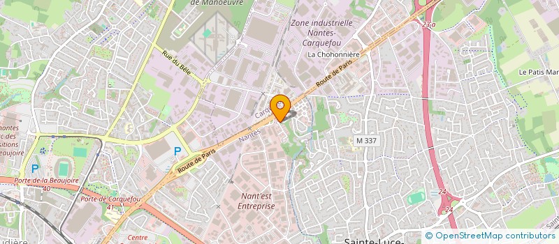 localisation de l'entreprise MONSIEUR FRANCK JORDAN DJOUFACK TAKOUDJOU à NANTES