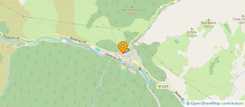 localisation de l'entreprise MONSIEUR FRANCK JOSE HENRI LECA  ISOLA