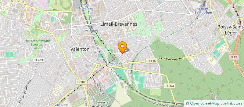 localisation de l'entreprise MONSIEUR FRANCK JOSSE  LIMEIL-BREVANNES