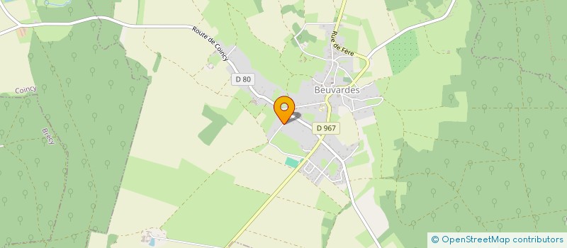 localisation de l'entreprise MONSIEUR FRANCK JOSSEAUX  BEUVARDES