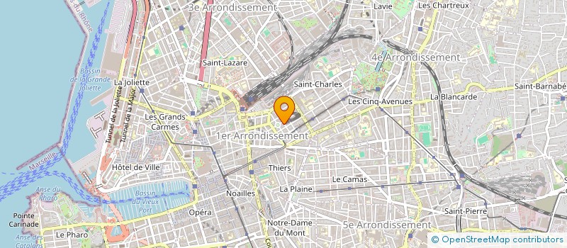 localisation de l'entreprise MONSIEUR FRANCK JOURDAIN à MARSEILLE