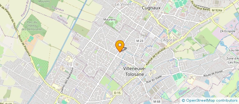 localisation de l'entreprise MONSIEUR FRANCK JOURDAIN à VILLENEUVE-TOLOSANE