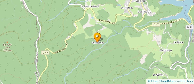 localisation de l'entreprise MONSIEUR FRANCK JOURJON  LES NOES