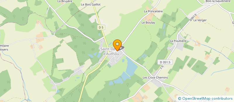 localisation de l'entreprise MONSIEUR FRANCK JOUSSET à SAINTIGNY