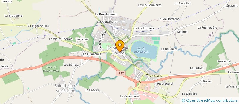 localisation de l'entreprise MONSIEUR FRANCK JOUY à LE MELE-SUR-SARTHE