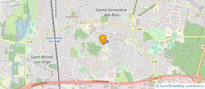 localisation de l'entreprise MONSIEUR FRANCK JOX à SAINT-MICHEL-SUR-ORGE