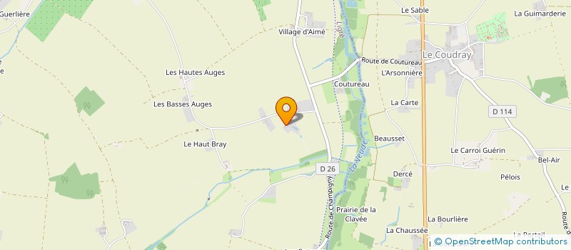 localisation de l'entreprise MONSIEUR FRANCK JUCQUOIS  LIGRE