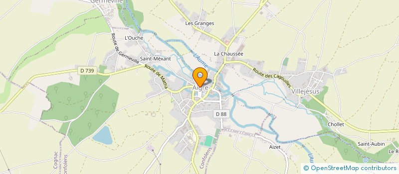 localisation de l'entreprise MONSIEUR FRANCK JUILLOT à AIGRE