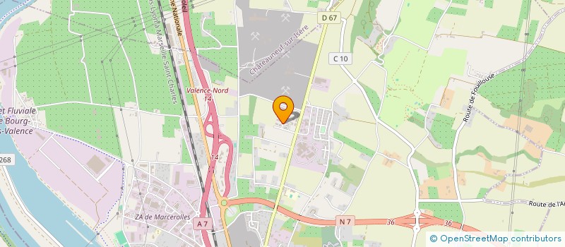 localisation de l'entreprise MONSIEUR FRANCK JULIEN  BOURG-LES-VALENCE